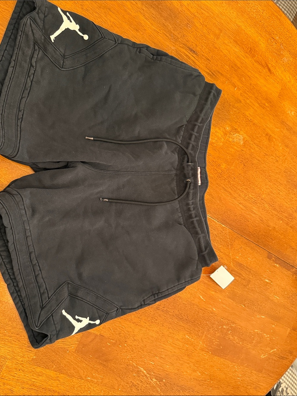 Jordan Black Shorts with White Jumpman Logos xl